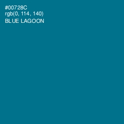 #00728C - Blue Lagoon Color Image